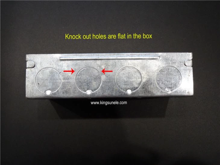 2+1 Gang Junction Box