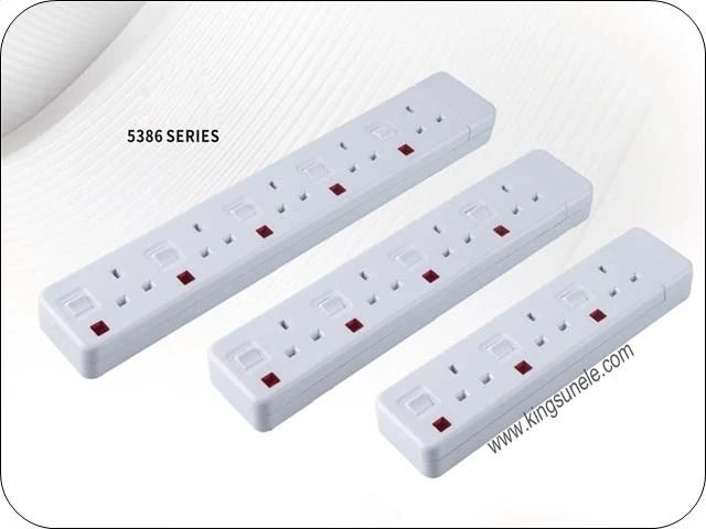 Extension Socket 4 Gang 13Amp UK Socket Heimanotkun