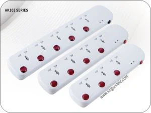 Útvíkkun Socket 5 Gang 13A Universal Socket Heimanotkun